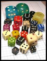 Dice : Dice - 6D Pipped - Bulgarian Dice - Dark Ages